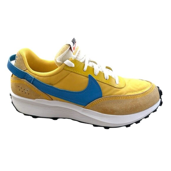 Nike Waffle Trainer 2 Yellow Blue Men’s  Size 9 DH9523-700 main image 5